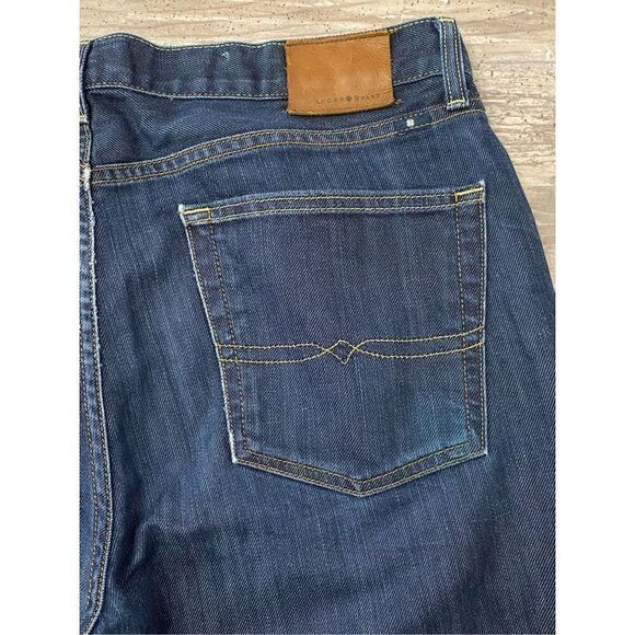 Lucky Brand 363 Vintage Straight Jeans Men’s Sz 36x26 Altered Inseam - Picture 6 of 6